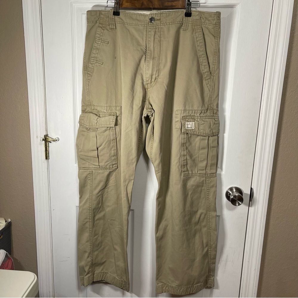 Dockers Men’s Loose Straight Cargo Pants Size 36x34